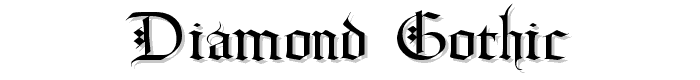 Diamond Gothic font